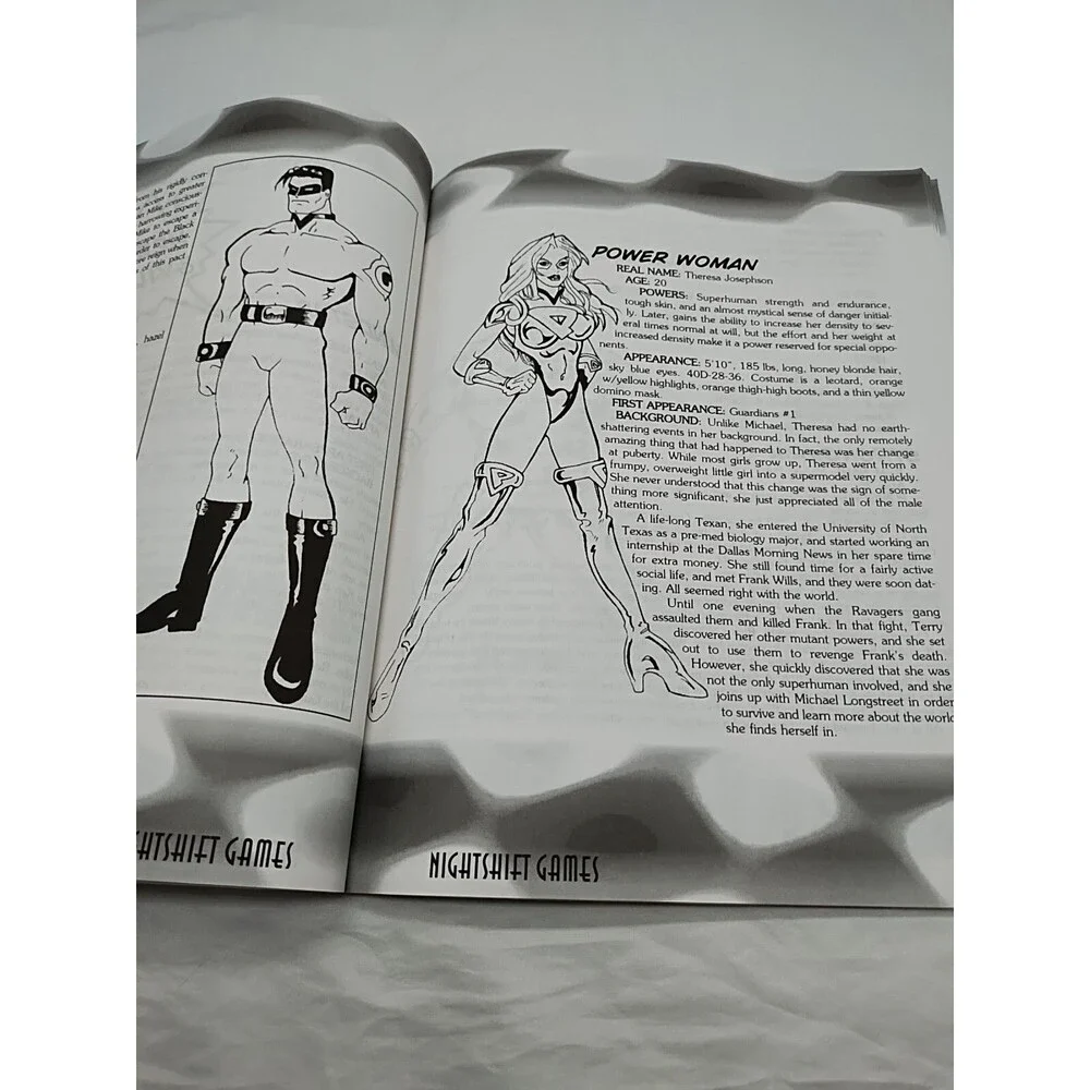 The Foundation A World In Black And White Superhero RPG Book